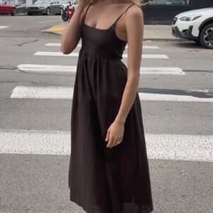 Sister Bloom Ember Dress - Chocolate, Small